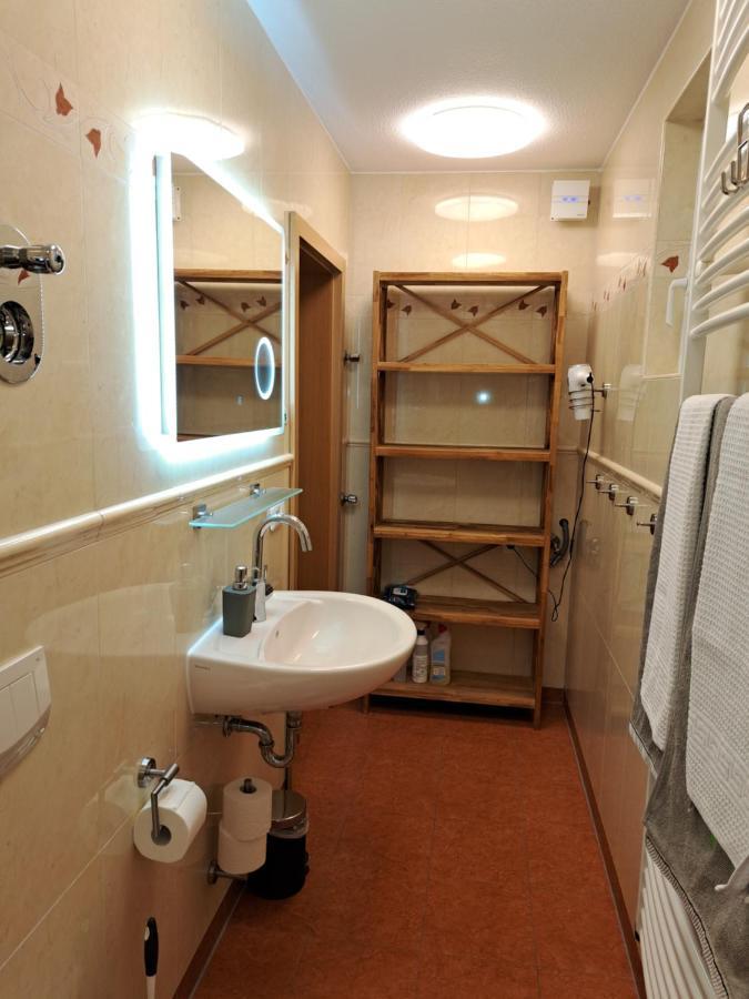 Ferienwohnung Froschkönig mit Teichblick Trendelburg Exterior foto